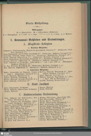 1. Kommunal-Behörden und Verwaltungen
