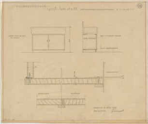 Grund, Peter; Groß - Umstadt; Volksschule und Turnhalle - Spültischunterbau in Hausmeisterwohnung (Detail)