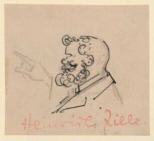 Selbstbildnis Heinrich Zille