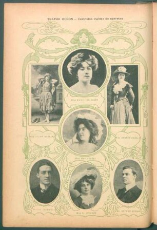 Teatro Odeón - Compañía inglesa de operetas - [Ilustración]