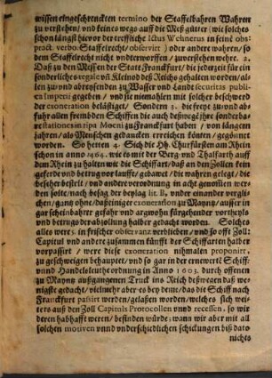 Copia Schreibens der Statt Franckfurt an Chur Cöllen und mutatis mutandis an Chur Trier und Chur Pfaltz abgangen : [Datum den 22. Juny, 1652]
