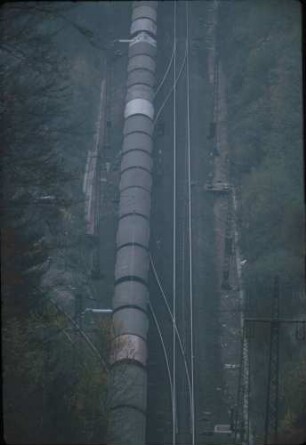 Laufach Schwarzkopftunnel Westportal Güterzug