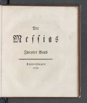 Bd. 2: Der Messias