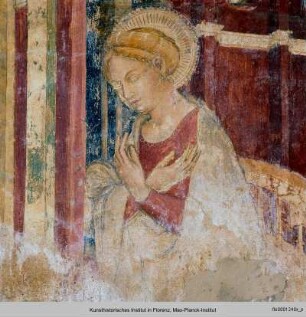 Die Innenausmalung des Oratoriums : Die Verkündigung der Geburt Christi