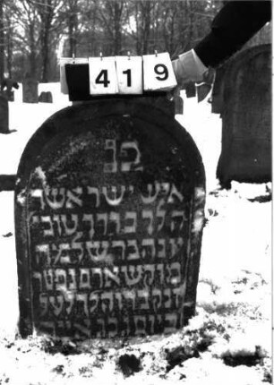 Grabstein 419