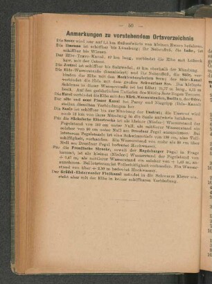 Anmerkungen zu vorstehendem Ortsverzeichnis