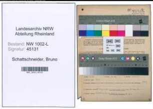 Entnazifizierung Bruno Schattschneider , geb. 23.02.1896 (Rechtspfleger)