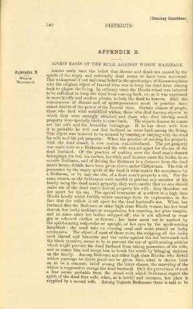 Appendix B. Spirit basis of the rule aigainst widow marriage