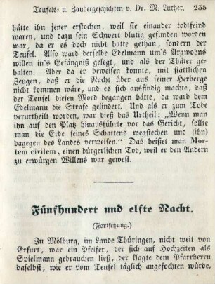 Fünfhundert und elfte Nacht