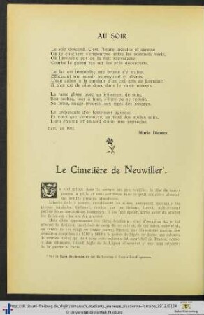 Le Cimetière de Neuwiller.