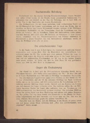 Die entscheidenden Tage