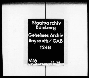 Zuordnung der Altberg'schen und Zeyl'schen Lehen an das Markgraftum Brandenburg-Ansbach