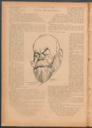 El hombre del día : Profesor Enrique Vaquez