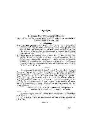 Tagung für Psychopathenfürsorge : veranstaltet vom Deutschen Verein zur Fürsorge für jugendliche Psychopathen E.V. ; Düsseldorf, 24./25. September 1926