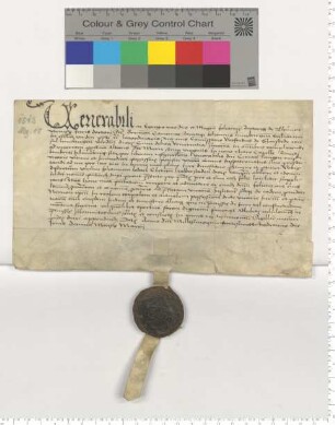 Dem Propste zu St. Johannis Dr. Joh. Sartoris von Thunen präsentiert der Ratsmann Gottfried von Szarstede für eine Vikarie am Marienaltar auf dem neuen Chor der Lambertikapelle [lat].