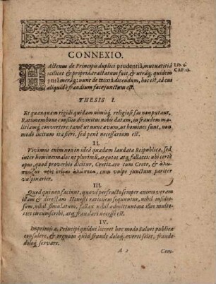 Justi Lipsii politicorum libri quarti capita duo postrema in quibus agitur de prudentia mixta, sive ea, in qua fraudes ... in aphorismos a se resoluta