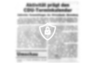Aktivität prägt [Name maskiert]