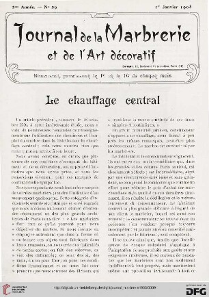 Nr. 29 (1. Janvier 1905)