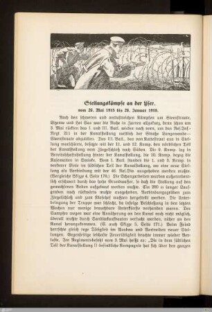 Stellungskämpfe an der Yser