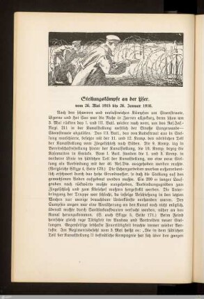 Stellungskämpfe an der Yser