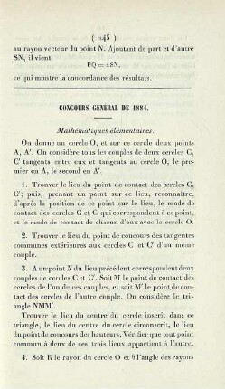 Concours général de 1884.