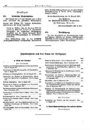 Berichtigung : [Sonstiges] ; [Amtliche Erlasse] ; [Amtlicher Teil]
