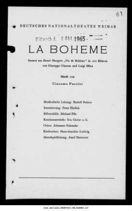 La Boheme