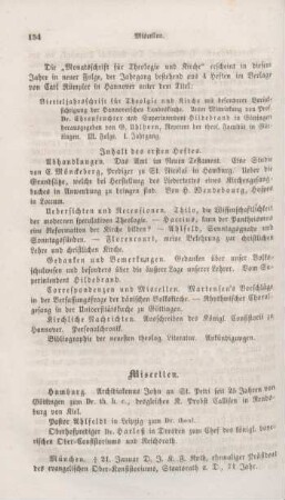 154-158 Miscellen