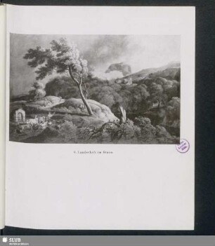 Landschaft im Sturm