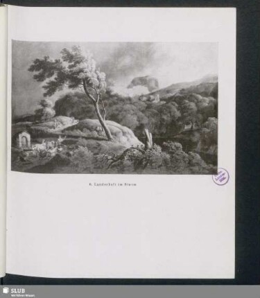 Landschaft im Sturm