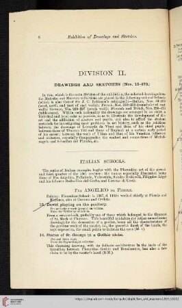 Division II: Drawings and Sketches (Nos. 13-463)
