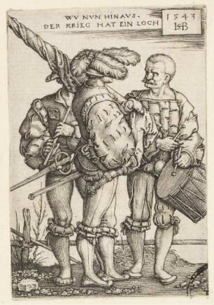Fähnrich, Trommler und Pfeifer
