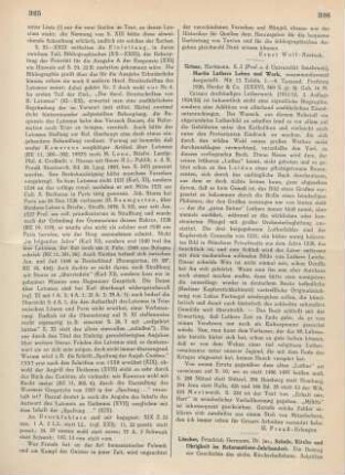 326 [Rezension] Grisar, Hartmann, Martin Luthers Leben und sein Werk