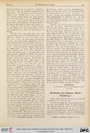 Nochmals zum Kapitel: Maler-Erziehung