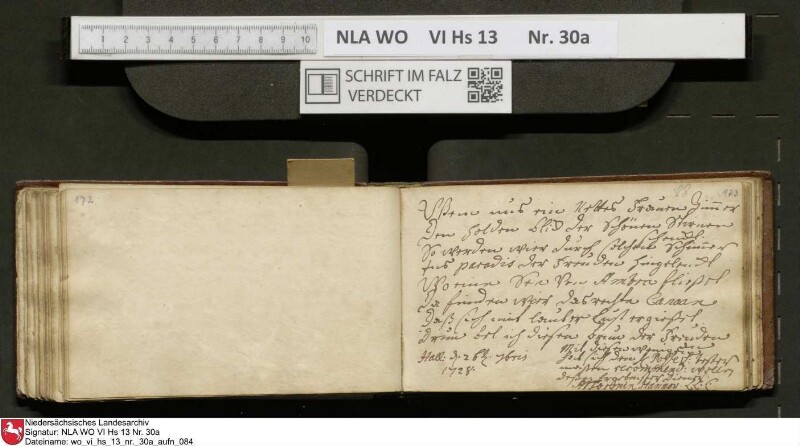 Stammbuch des U. J. Schrader aus Hannover