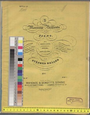 3 Morceaux Brillants : pour Piano ; op. 10, 2. Rondoletto : sur un motif de la Norma. - 1 Bl., 13 S. - Pl.-Nr. 5453.2
