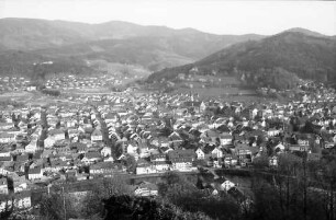 Waldkirch: Blick auf Waldkirch mit Kandel