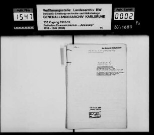 Schneider, Karolina Sara in Mannheim Hypothekenbestellung Lagerbuch-Nr. 1751 Karlsruhe