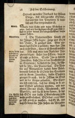 98-106, Sende dein Licht und deine Wahrheit in uns ...
