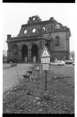 Kleinbildnegativ: Anhalter Bahnhof, 1986