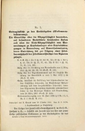 Entscheidungen des Preußischen Oberverwaltungsgerichts, 27. 1895