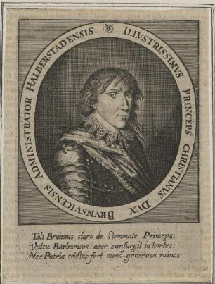 Bildnis des Christianvs, Herzog von Braunschweig-Lüneburg