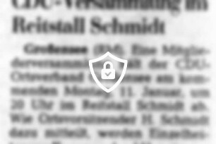 CDU-Versammlung im Reitstall Schmidt