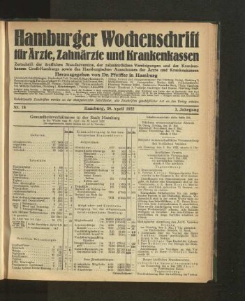 Nr. 18. 30. April 1922