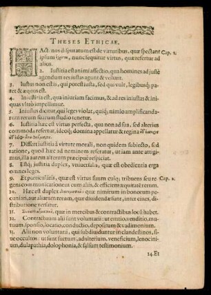 Theses Ethicae.