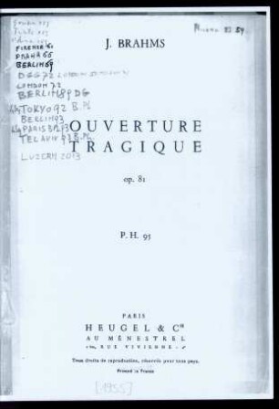 Ouverture tragique : op. 81