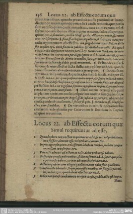 Locus 22. ab Effectu eorum quae Simul requiruntur ad esse
