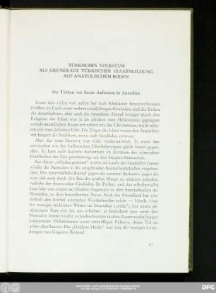 Die Türken vor ihrem Auftreten in Anatolien