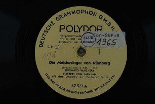 Die Meistersinger von Nürnberg : Vorspiel zum 3. Akt; I. Teil / (Richard Wagner)