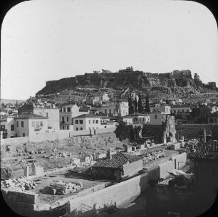 Athen, Ansicht der Akropolis